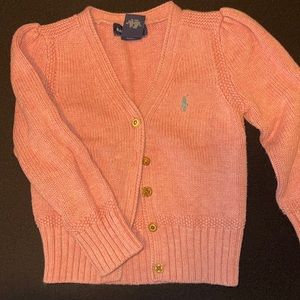 Pink polo sweater